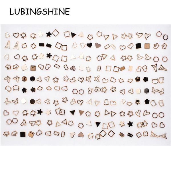stud 100 pairs/lot women acrylic gold silver color mix small earrings sets girl child heart earring jewelry gift random style, Golden;silver
stud 100 pairs/lot women acrylic gold silver color mix small earrings sets girl child heart earring jewelry gift random style, Golden;silver