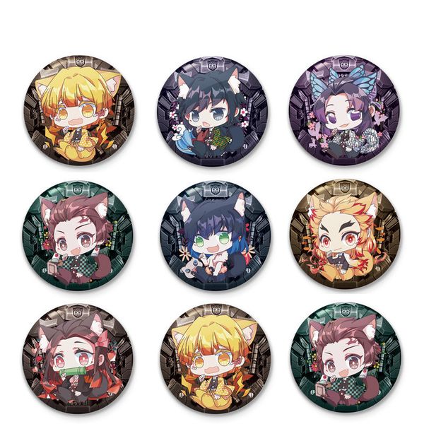 women brooch design ladies cartoon kimetsu no yaiba badges enamel simple fashion pendant couples elegant trendy metal broches, Gray
women brooch design ladies cartoon kimetsu no yaiba badges enamel simple fashion pendant couples elegant trendy metal broches, Gray