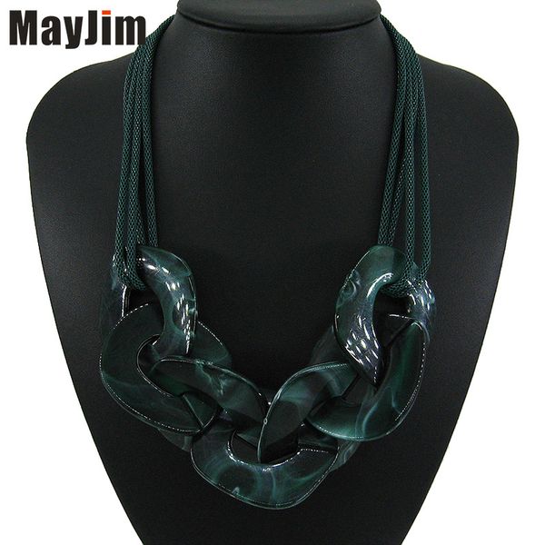 new statement big resin natural pattern personalized necklace women bohemian chain choker necklaces & pendants vintage fashion, Silver
new statement big resin natural pattern personalized necklace women bohemian chain choker necklaces & pendants vintage fashion, Silver