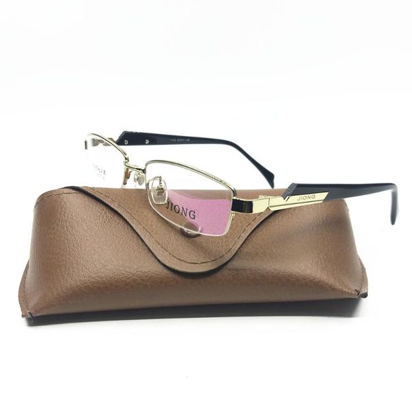 fashion business metal acetate hlaf rimless eyeglass frames frameless optical rx able men women glasses, Black
fashion business metal acetate hlaf rimless eyeglass frames frameless optical rx able men women glasses, Black