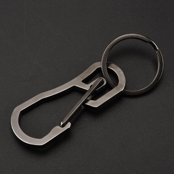 bottle opener keychain stainless steel buckle hiking hook outdoor for camping carabiner hanger hook with cla, Silver
bottle opener keychain stainless steel buckle hiking hook outdoor for camping carabiner hanger hook with cla, Silver