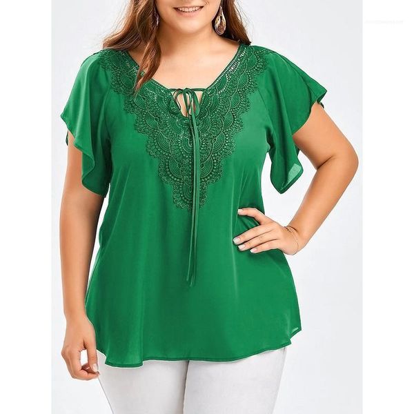 tshirts casual loose oversize summer tees lace with belt ladies clothing flare sleeve solid color womens designer, White
tshirts casual loose oversize summer tees lace with belt ladies clothing flare sleeve solid color womens designer, White
