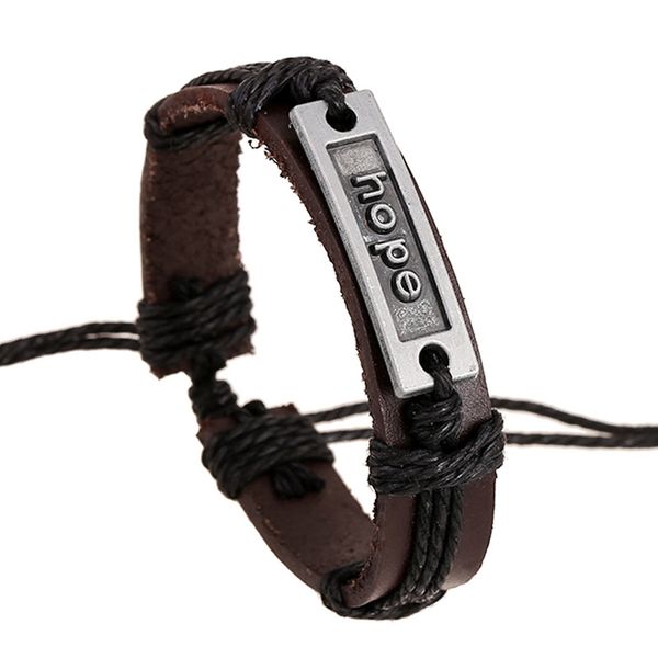 tennis 17cm adjustable genuine leather letter"hope"bracelet punk style cuff bracelets for women jewelry bileklik lady pulseras, Golden;silver
tennis 17cm adjustable genuine leather letter"hope"bracelet punk style cuff bracelets for women jewelry bileklik lady pulseras, Golden;silver