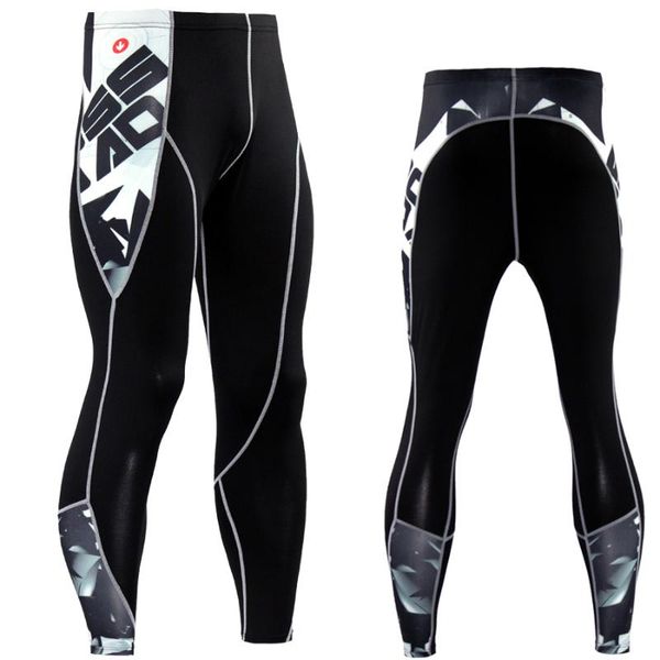 2020 new fashion men's compression pants 3d print quick drying thin leggings tights fitness trousers seams tousers, Black
2020 new fashion men's compression pants 3d print quick drying thin leggings tights fitness trousers seams tousers, Black
