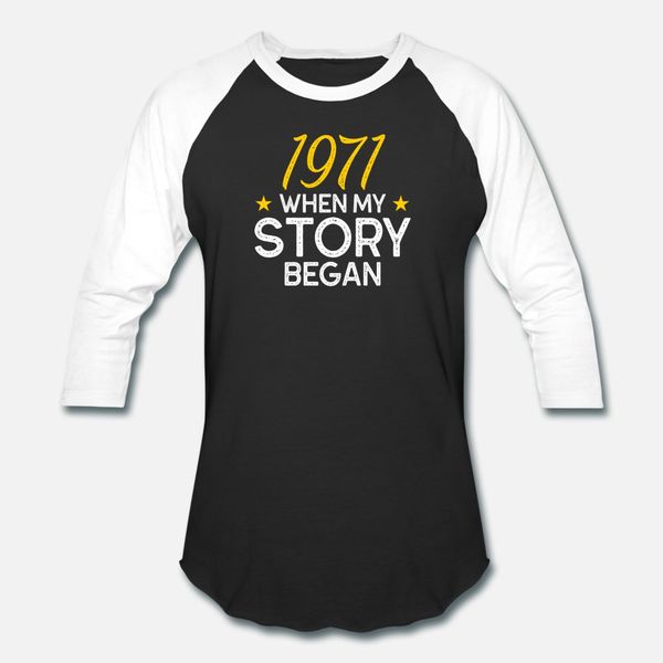 1971 when my story began birthday birth date t shirt men printed 100% cotton round neck trend funny casual spring autumn pictures shirt, White;black
1971 when my story began birthday birth date t shirt men printed 100% cotton round neck trend funny casual spring autumn pictures shirt, White;black