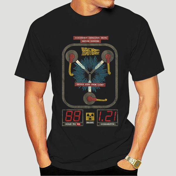 back to the future flux licensed t-shirt men and woman t shirt 0080a