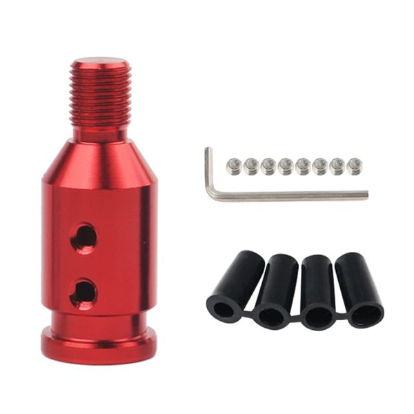 custom aluminum universal shift knob shifter adapter for bmw mini non threaded shifters m12x1.25 (red
custom aluminum universal shift knob shifter adapter for bmw mini non threaded shifters m12x1.25 (red