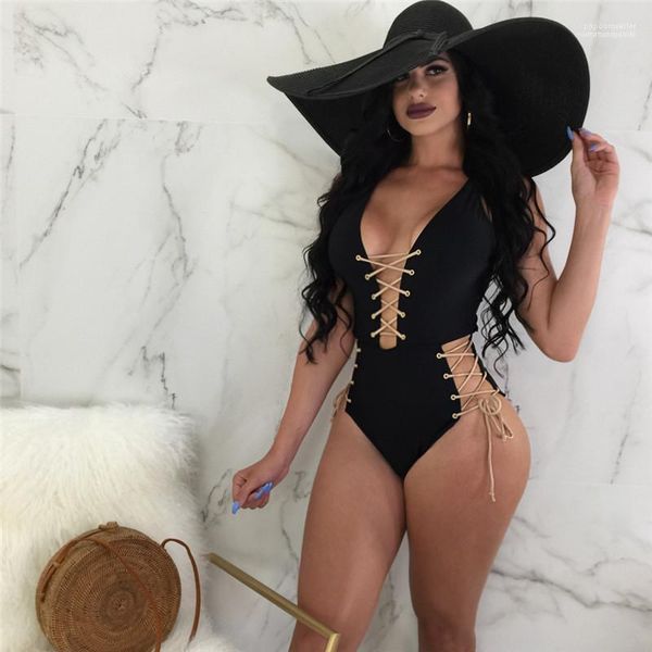 lady one piece beach swimsuit female solid backless swimming clothing women bandage swimwear, White;black
lady one piece beach swimsuit female solid backless swimming clothing women bandage swimwear, White;black