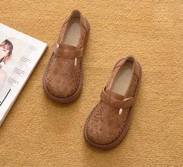 2020 new summer fashion retro flat single shoes round head hollow peas shoes lazy thick bottom loafers women, Black
2020 new summer fashion retro flat single shoes round head hollow peas shoes lazy thick bottom loafers women, Black