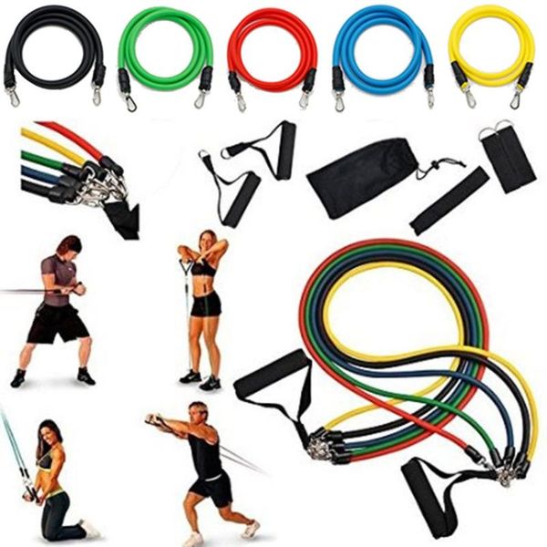 11 pcs resistance exercise band set yoga pilates abs fitness tube workout bands yoga fitness equipment
11 pcs resistance exercise band set yoga pilates abs fitness tube workout bands yoga fitness equipment