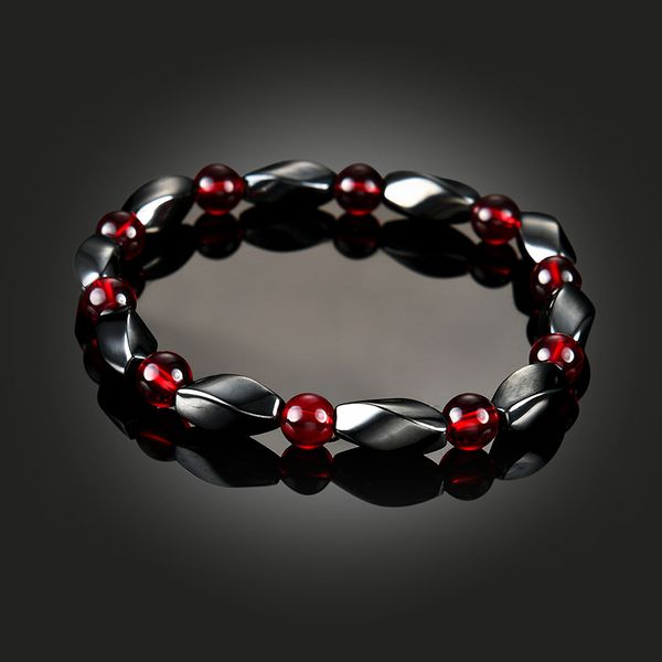 oktrendy magnetic bracelet hematite stone therapy health care beads bangle magnet men women slim jewelry, Golden;silver
oktrendy magnetic bracelet hematite stone therapy health care beads bangle magnet men women slim jewelry, Golden;silver