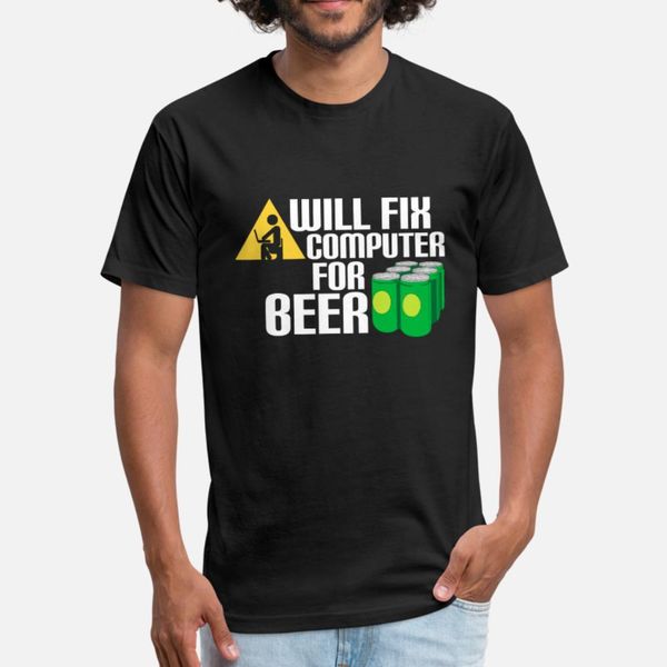 will fix computer for beer t shirt men print 100% cotton size s-3xl homme graphic comfortable spring family shirt
will fix computer for beer t shirt men print 100% cotton size s-3xl homme graphic comfortable spring family shirt