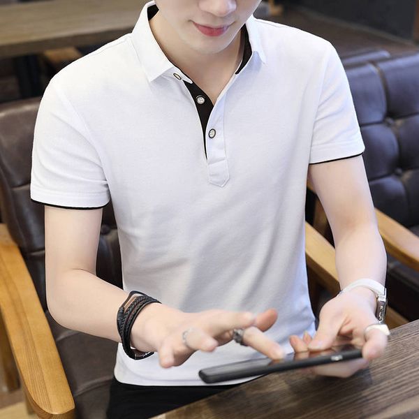 summer 95 cotton men short sleeve t-shi half-sleeved korean version lapel shirt v collar trend men's kg-213, White;black
summer 95 cotton men short sleeve t-shi half-sleeved korean version lapel shirt v collar trend men's kg-213, White;black