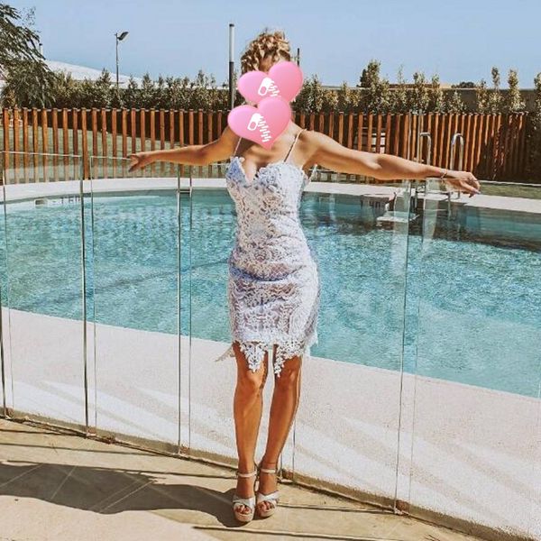 real images lace wedding dresses with spaghetti straps sweetheart mermaid wedding dress short backless bridal gowns vestidos de novia, White
real images lace wedding dresses with spaghetti straps sweetheart mermaid wedding dress short backless bridal gowns vestidos de novia, White