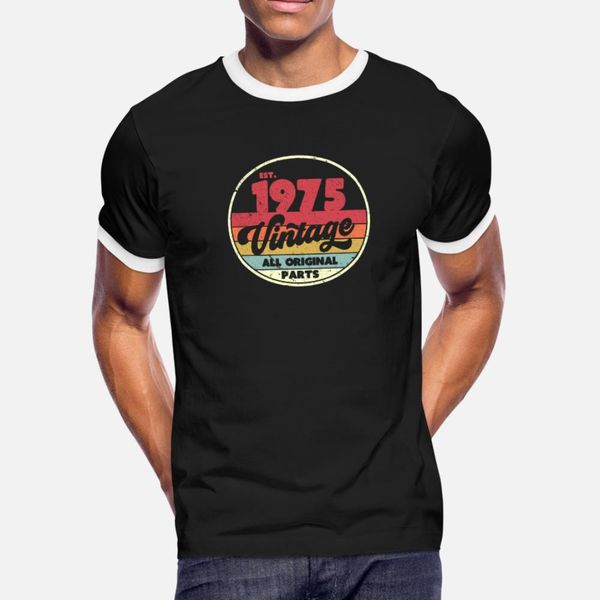 1975 vintage print, birthday gift tee. retro t shirt men designing cotton size s-3xl clothes gift basic spring autumn letters shirt, White;black
1975 vintage print, birthday gift tee. retro t shirt men designing cotton size s-3xl clothes gift basic spring autumn letters shirt, White;black
