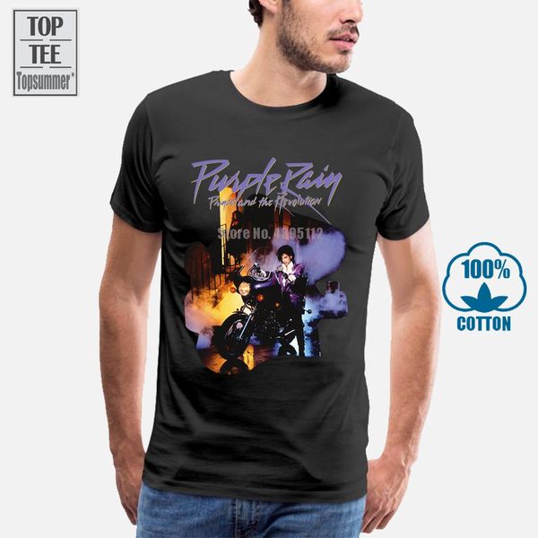 prince purple rain t shirt 80's tour music pop icon rip new s 4xl black