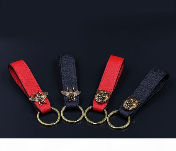 luxury design tiger head keyrings fashion alloy bee keychains leather keychain men women key rings lover gift, Silver
luxury design tiger head keyrings fashion alloy bee keychains leather keychain men women key rings lover gift, Silver