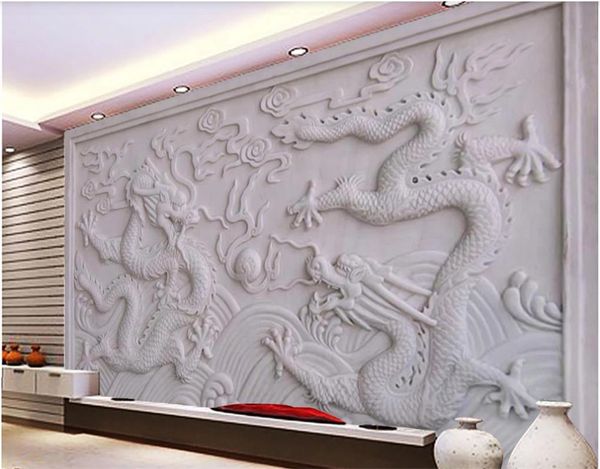 облегчение обои фоне стены 3d фона стены декоративной живописи 3d фрески обои для гостиной