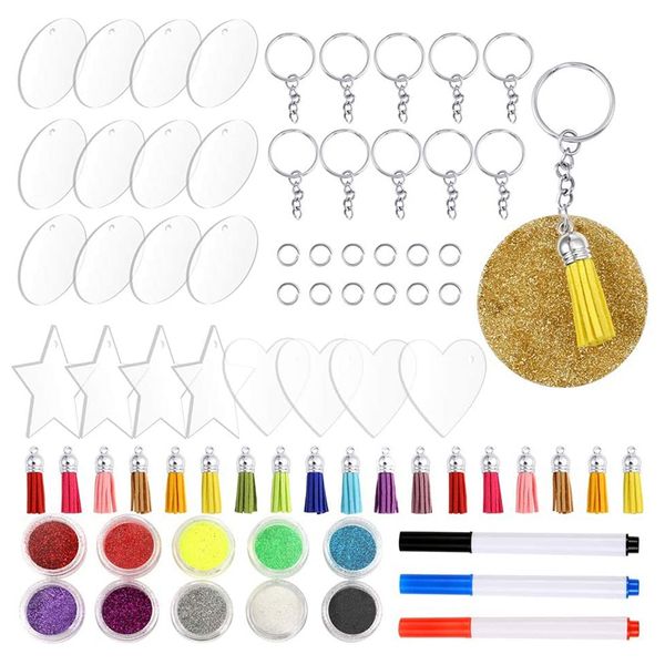 acrylic key chain blank include 20x acrylic transparent round key chain belts,key chains and diy items and handicrafts, Silver
acrylic key chain blank include 20x acrylic transparent round key chain belts,key chains and diy items and handicrafts, Silver
