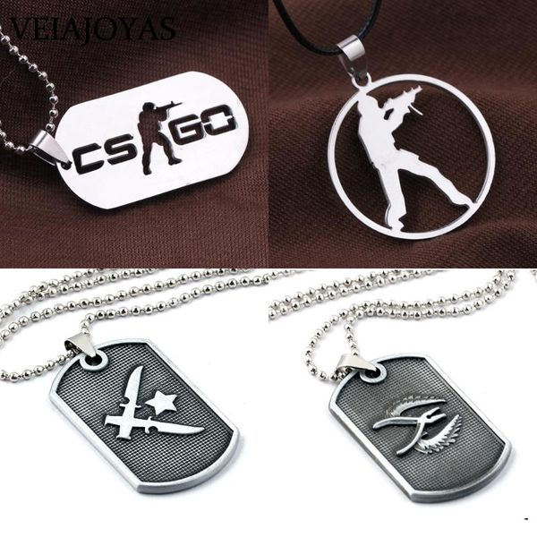 game cs go stainless steel necklace csgo counter strike dog tag pendant necklaces car keychains collier men jewelry accessories, Silver
game cs go stainless steel necklace csgo counter strike dog tag pendant necklaces car keychains collier men jewelry accessories, Silver