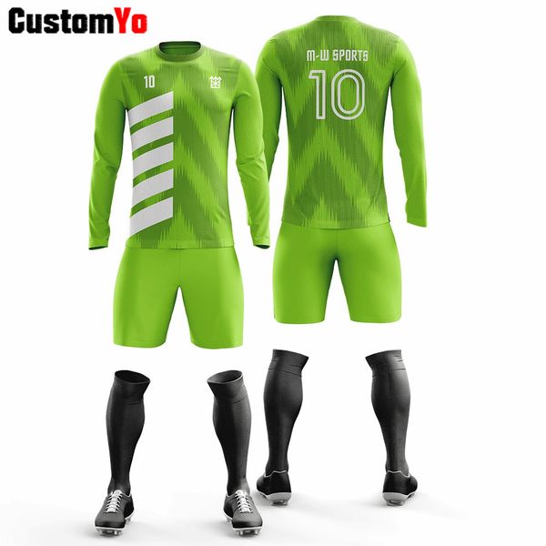 professional custom football wear full sublimation long sleeve soccer kits teams men soccer jerseys, Blue;black
professional custom football wear full sublimation long sleeve soccer kits teams men soccer jerseys, Blue;black