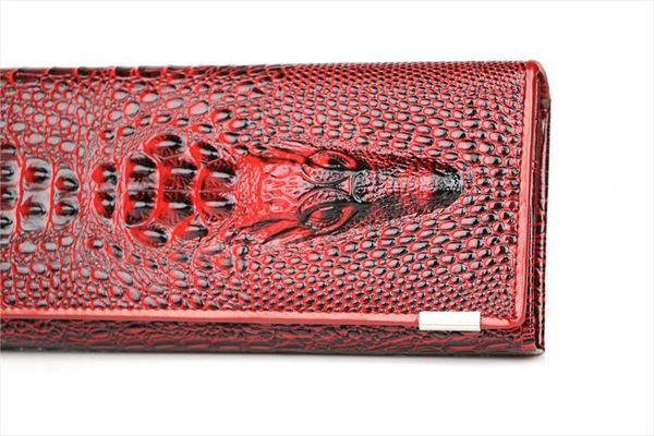 genuine leather 3d embossing alligator ladies crocodile long clutch wallets women wallet female coin purses holders brand, Red;black
genuine leather 3d embossing alligator ladies crocodile long clutch wallets women wallet female coin purses holders brand, Red;black