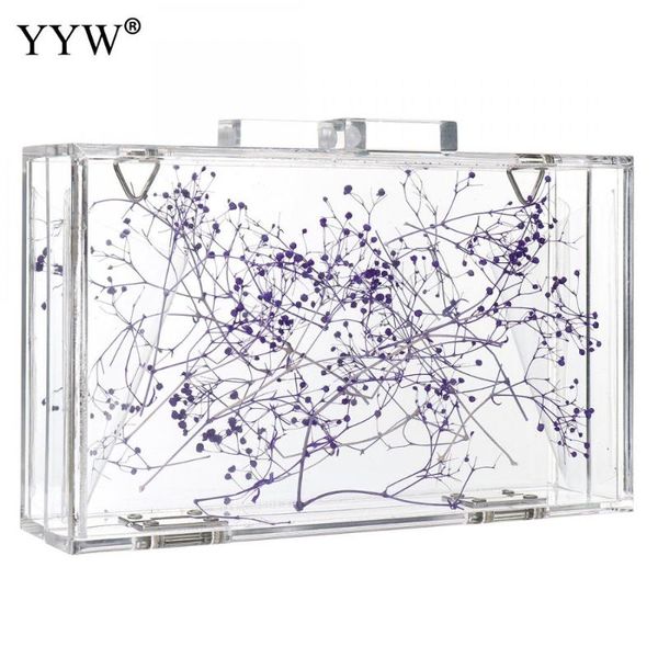 purple floral transparent bag women summer day chain shoulder bags fashion acrylic clutch box bag female purse sac a main femme
purple floral transparent bag women summer day chain shoulder bags fashion acrylic clutch box bag female purse sac a main femme