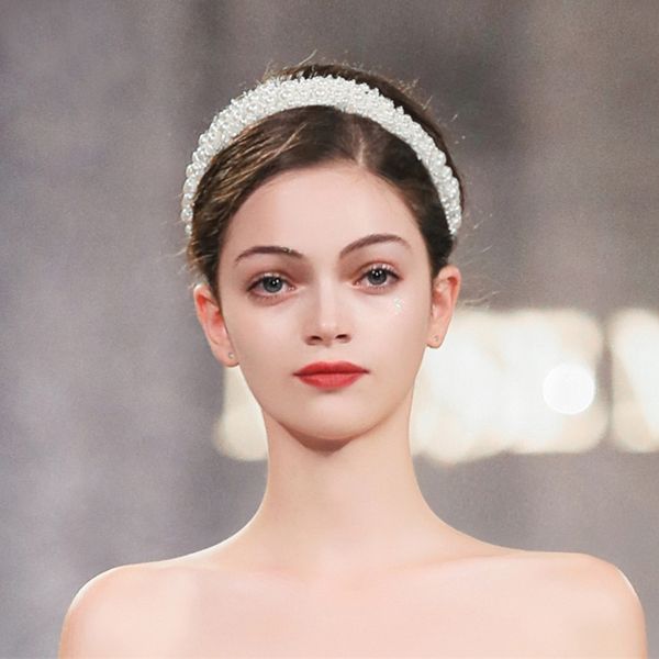 bride pearl headdress crystal headband catwalk celebrities retro wild fairy travel pgraphy wedding hair accessories, Golden;silver
bride pearl headdress crystal headband catwalk celebrities retro wild fairy travel pgraphy wedding hair accessories, Golden;silver