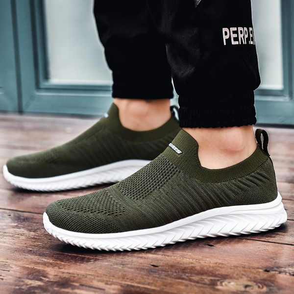 large size summer without lacing men sneakers socks men's sport shoes mens running shoes men's sports army green snickers d-424
large size summer without lacing men sneakers socks men's sport shoes mens running shoes men's sports army green snickers d-424