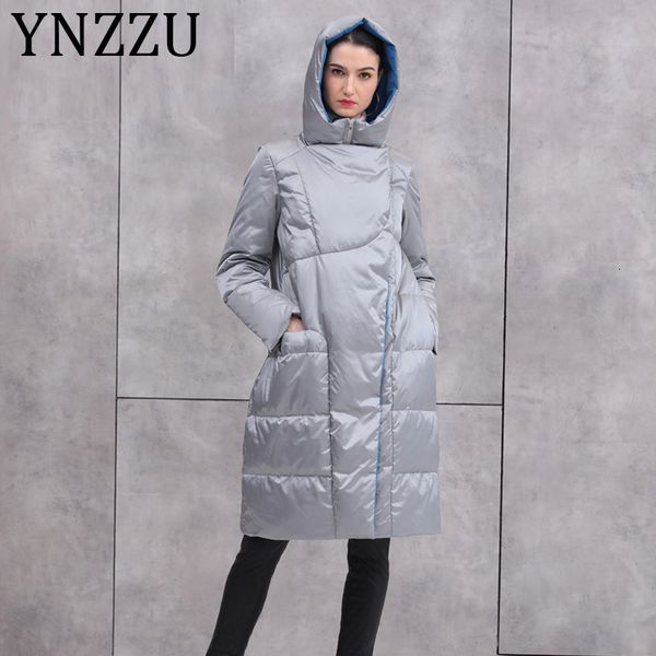 ynzzu brand luxury 2019 winter women's down jacket long hooded 90% white duck down coat thicken warm female fluffy outwear a1395, Black;white
ynzzu brand luxury 2019 winter women's down jacket long hooded 90% white duck down coat thicken warm female fluffy outwear a1395, Black;white