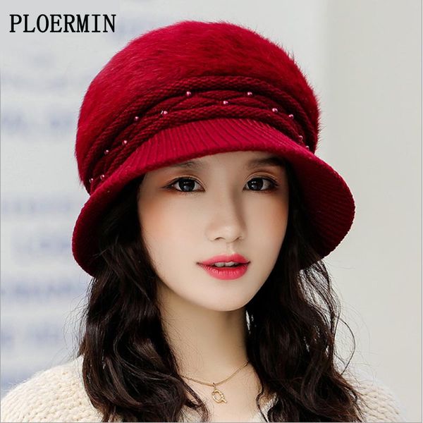 beanie/skull caps 2021 winter hats for women hat beret pearl fur elegant female knitted beanie warm thicker women's cap beanies, Blue;gray
beanie/skull caps 2021 winter hats for women hat beret pearl fur elegant female knitted beanie warm thicker women's cap beanies, Blue;gray