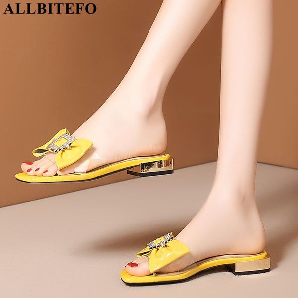 allbitefo rhinestone bow-knot summer beach shoes genuine leather women heels women slippers cool low heel shoes flip flops, Black
allbitefo rhinestone bow-knot summer beach shoes genuine leather women heels women slippers cool low heel shoes flip flops, Black