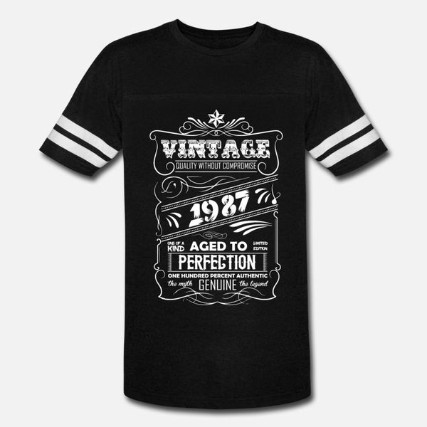vintage aged to perfection 1987 t shirt men printed short sleeve s-3xl formal fit funny casual summer formal shirt, White;black
vintage aged to perfection 1987 t shirt men printed short sleeve s-3xl formal fit funny casual summer formal shirt, White;black