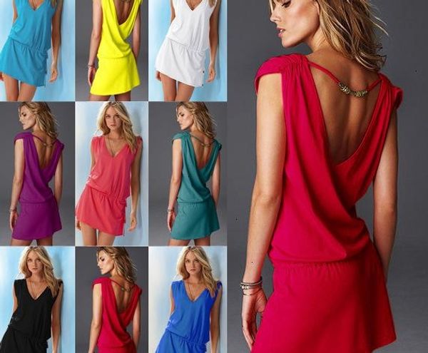 women v summer dress sundress collar dress ladies fashion yellow plus size black white backless women clothing designer clothes, Black;gray
women v summer dress sundress collar dress ladies fashion yellow plus size black white backless women clothing designer clothes, Black;gray