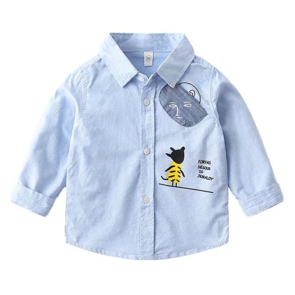 new shirt for baby boy spring autumn casual cotton kids boys button turn-down collar shirts cute children blouse 2 - 8 years, White;black
new shirt for baby boy spring autumn casual cotton kids boys button turn-down collar shirts cute children blouse 2 - 8 years, White;black