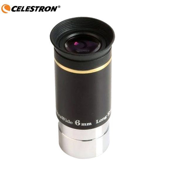 Celestron 66 Degrees Ultra Wide 6mm Telescope Eyepiece Parts Uw6mm Wide Angle Eyepiece Astronomical Telescope Eyepiece 1.25 Inch