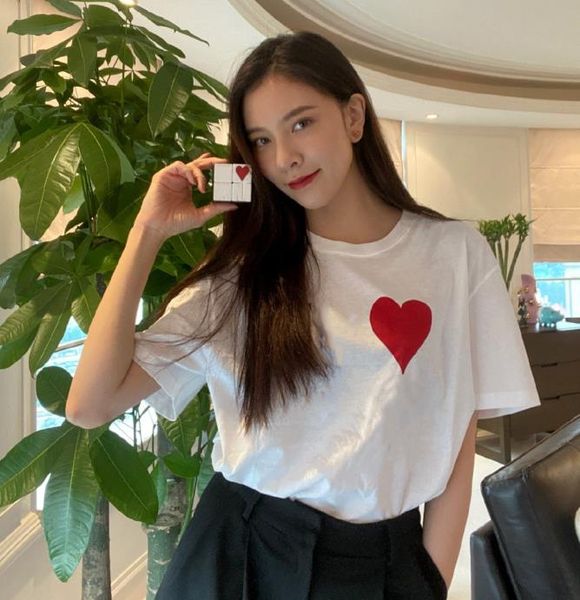 new luxury fashion piece men's and women's short sleeve tee summer black white t-shirt of choice for designers and celebrities, White;black
new luxury fashion piece men's and women's short sleeve tee summer black white t-shirt of choice for designers and celebrities, White;black