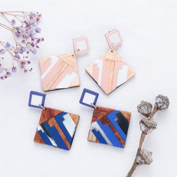 dangle & chandelier 2021 fashion jewelry geometric pattern acrylic earrings for women bohemian square drop earring female ear pendiente, Silver
dangle & chandelier 2021 fashion jewelry geometric pattern acrylic earrings for women bohemian square drop earring female ear pendiente, Silver