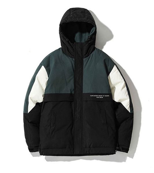 mens down jackets 2020 winter european american trend thickening warm winter clothing short mens printed stitching hooded coats, Black
mens down jackets 2020 winter european american trend thickening warm winter clothing short mens printed stitching hooded coats, Black