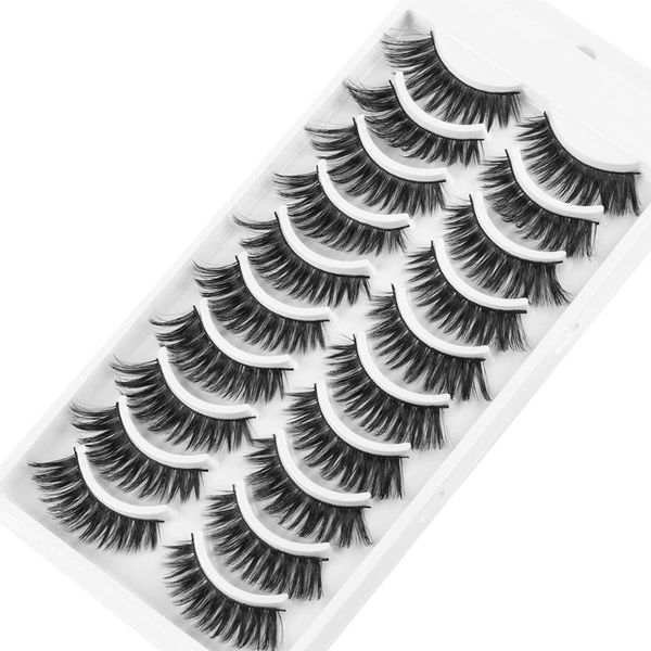 false eyelashes 10 pairs 3d soft mink hair wispy fluffy crisscross natural long lashes handmade eye extension tools
false eyelashes 10 pairs 3d soft mink hair wispy fluffy crisscross natural long lashes handmade eye extension tools
