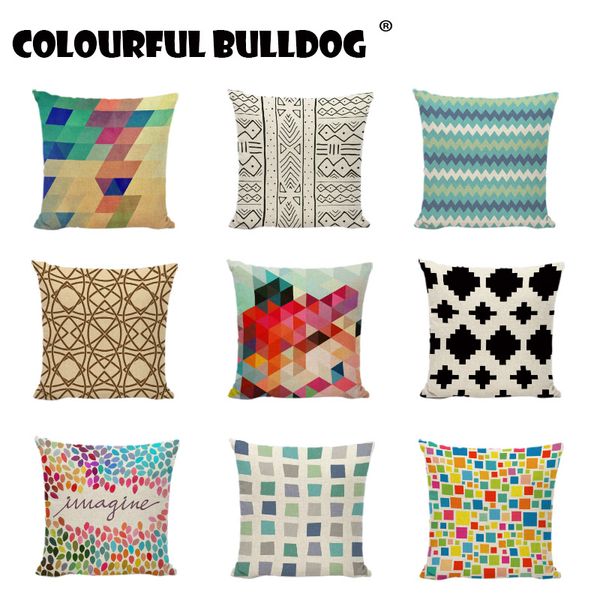 geometric stitching cushion cover modern art black and white lines colorful plaid print home decor bench seat throw pillow cases
geometric stitching cushion cover modern art black and white lines colorful plaid print home decor bench seat throw pillow cases