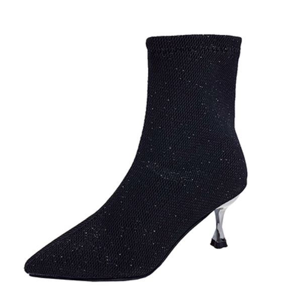 women's boots 2020 spring and autumn new fashion pointed toe stiletto all-match full drill in the tube plus size women's boots, Black
women's boots 2020 spring and autumn new fashion pointed toe stiletto all-match full drill in the tube plus size women's boots, Black