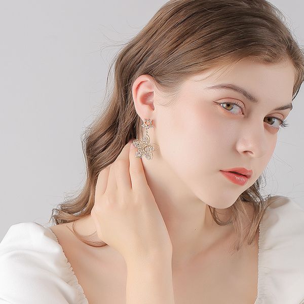 new fashion crystal jewelry long dro earrings for women wedding earing 200922, Silver
new fashion crystal jewelry long dro earrings for women wedding earing 200922, Silver