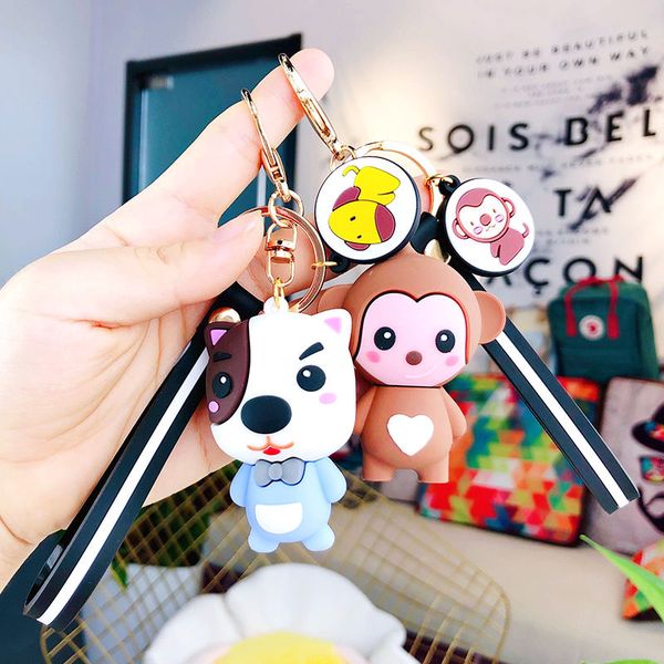 cute cartoon 12 chinese zodiac key chain silicone animal pig dog keychain keyring epoxy couple llaveros bag charm pendant gift, Silver
cute cartoon 12 chinese zodiac key chain silicone animal pig dog keychain keyring epoxy couple llaveros bag charm pendant gift, Silver