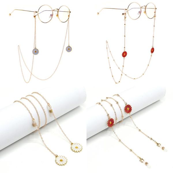 fashion reading glasses chain chic metal enamel sunflower daisy sunglasses chain for women eyewear cord, Silver
fashion reading glasses chain chic metal enamel sunflower daisy sunglasses chain for women eyewear cord, Silver