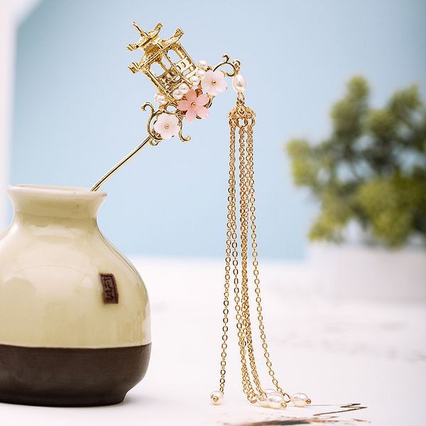 new chinese hanfu dress hairpins clips flower pearls gold color long tassels hair fork sticks headpieces for women girls, Golden;silver
new chinese hanfu dress hairpins clips flower pearls gold color long tassels hair fork sticks headpieces for women girls, Golden;silver