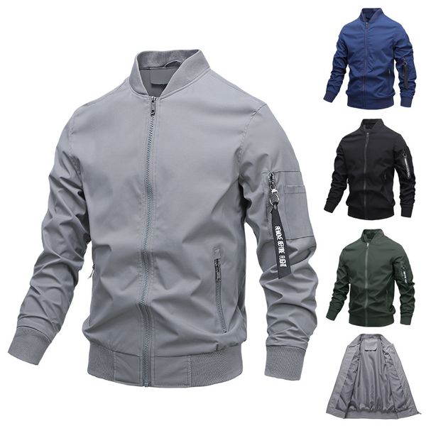 new men's casual jackets pure color spring and autumn men's jackets casual korean fashion fashion, Black;brown
new men's casual jackets pure color spring and autumn men's jackets casual korean fashion fashion, Black;brown