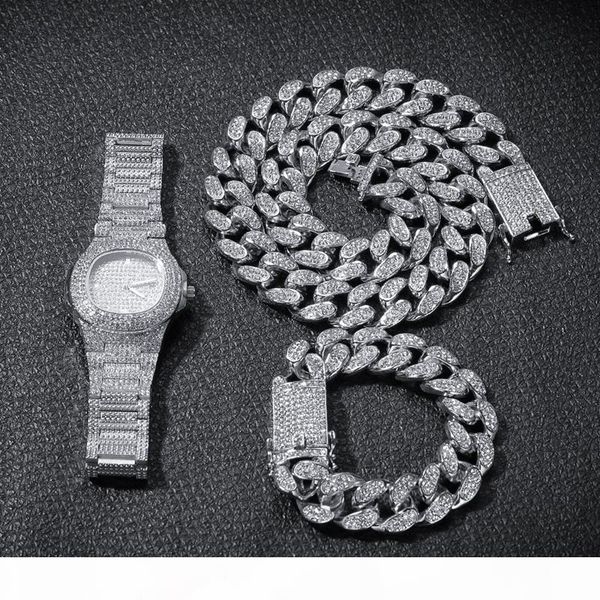 hip hop bling цепи ювелирные изделия ожерелье мужчин iced out алмазный майами кубинский цепи розовое золото серебро часы ожерелье браслет, Silver
hip hop bling цепи ювелирные изделия ожерелье мужчин iced out алмазный майами кубинский цепи розовое золото серебро часы ожерелье браслет, Silver