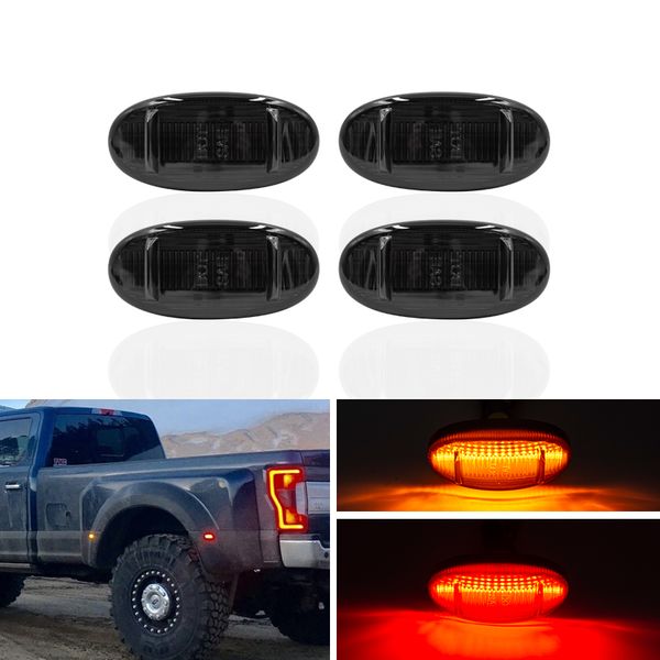 fits for f250 f350 f450 f550 super duty 2011-2020 smoked lens f&r amber red led dually bed side fender marker light
fits for f250 f350 f450 f550 super duty 2011-2020 smoked lens f&r amber red led dually bed side fender marker light