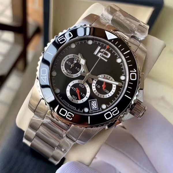 2020 f1 orologio di lusso men quartz watches racer 33 chronograph movement wristwatches two-tone dial dial 45mm sports uhren, Slivery;brown
2020 f1 orologio di lusso men quartz watches racer 33 chronograph movement wristwatches two-tone dial dial 45mm sports uhren, Slivery;brown